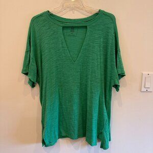 Free People We The Free Jordan Tee, Kelly Green, size L